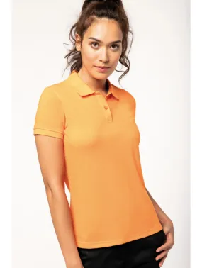 Polo antibactérien manches courtes femme Work wear