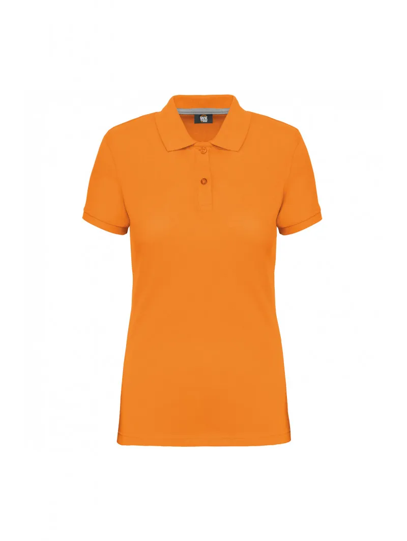 Polo antibactérien manches courtes femme Work wear