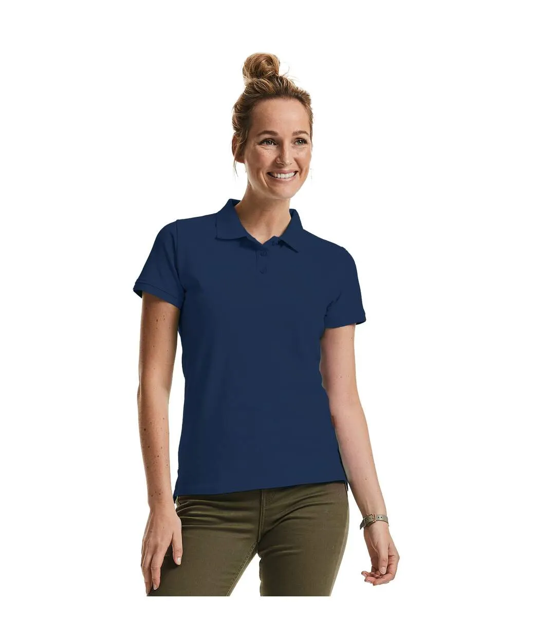 Polo femme bleu marine Russell