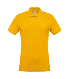 Polo homme jaune Kariban