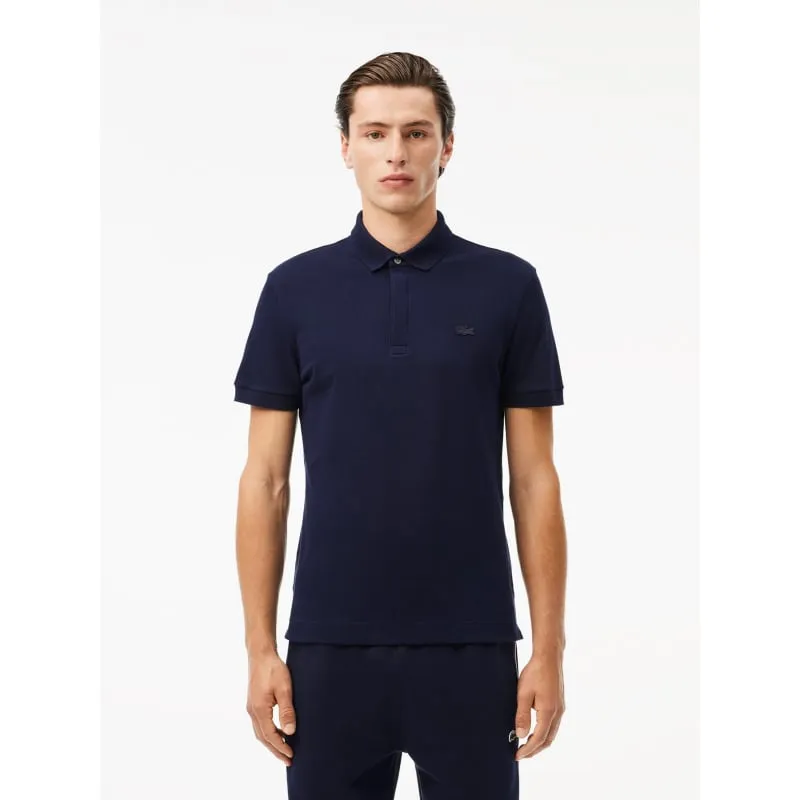 Polo uni regular fit noir homme - Lacoste | wimod