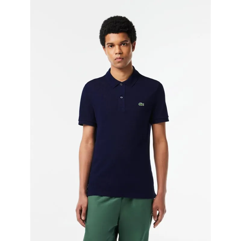 Polo uni regular fit noir homme - Lacoste | wimod