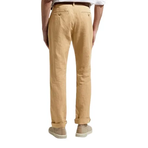 RALPH LAUREN Pantalon lin beige vintage - SPORT AVENTURE