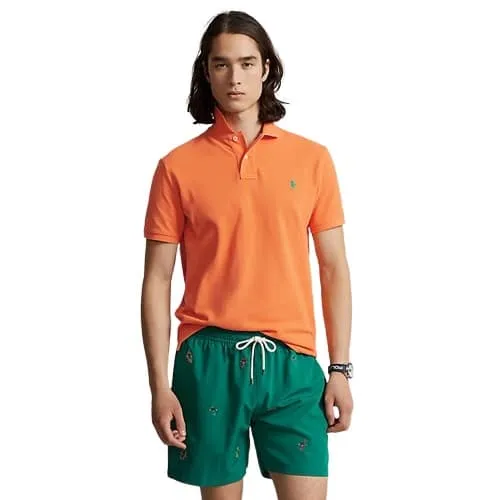 RALPH LAUREN Polo slim orange - SPORT AVENTURE