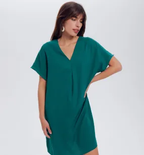 Robe chasuble Femme - Vert émeraude