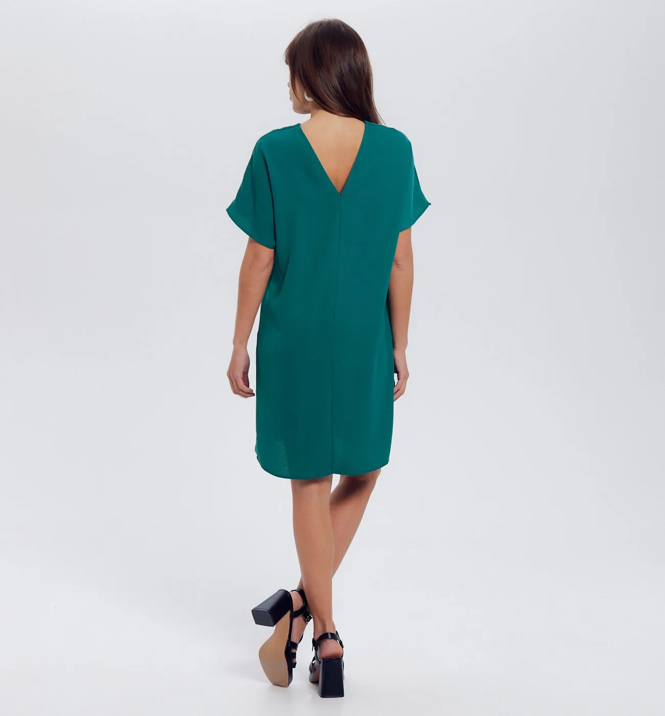 Robe chasuble Femme - Vert émeraude