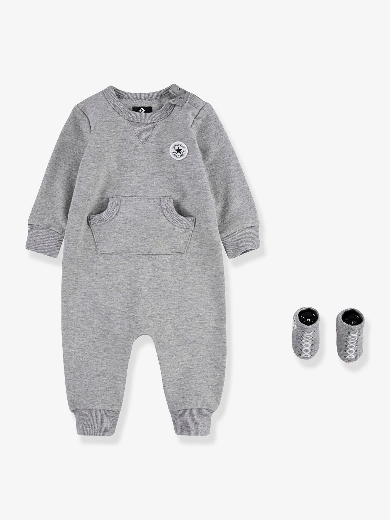 Set 2 pièces combinaison + chaussettes Lil Chuck CONVERSE gris - Converse