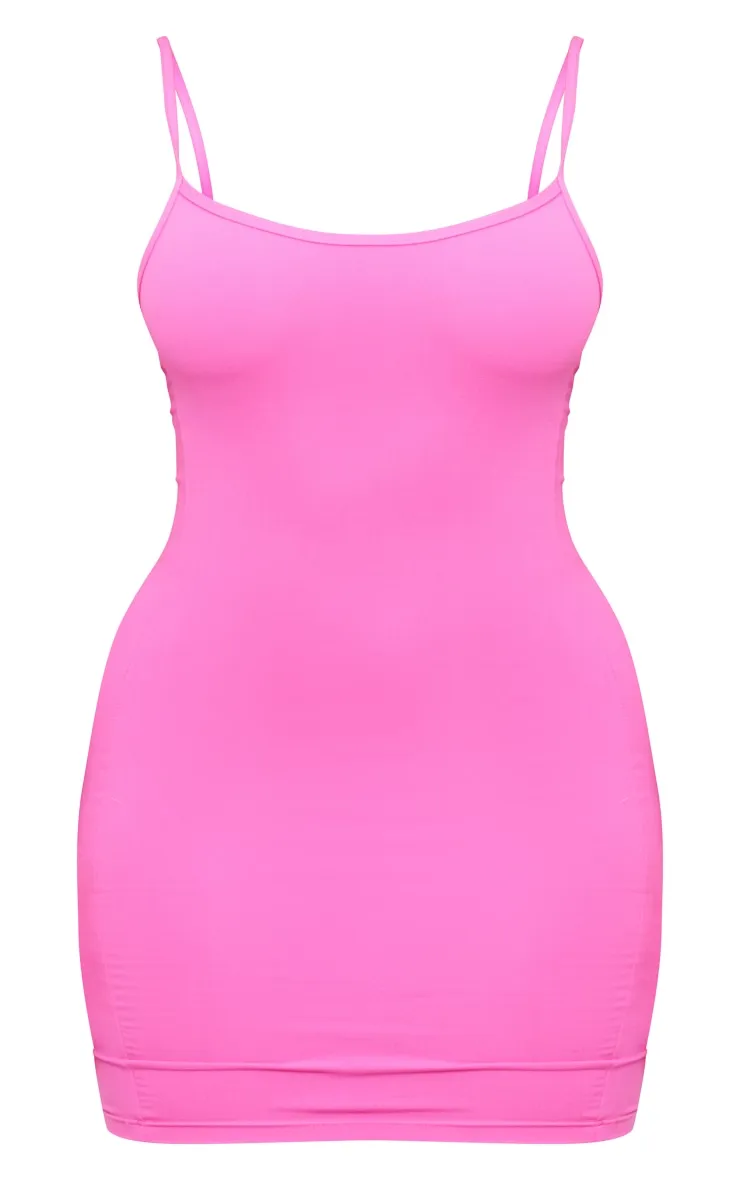 Shape Mini robe douce rose fluo sans coutures