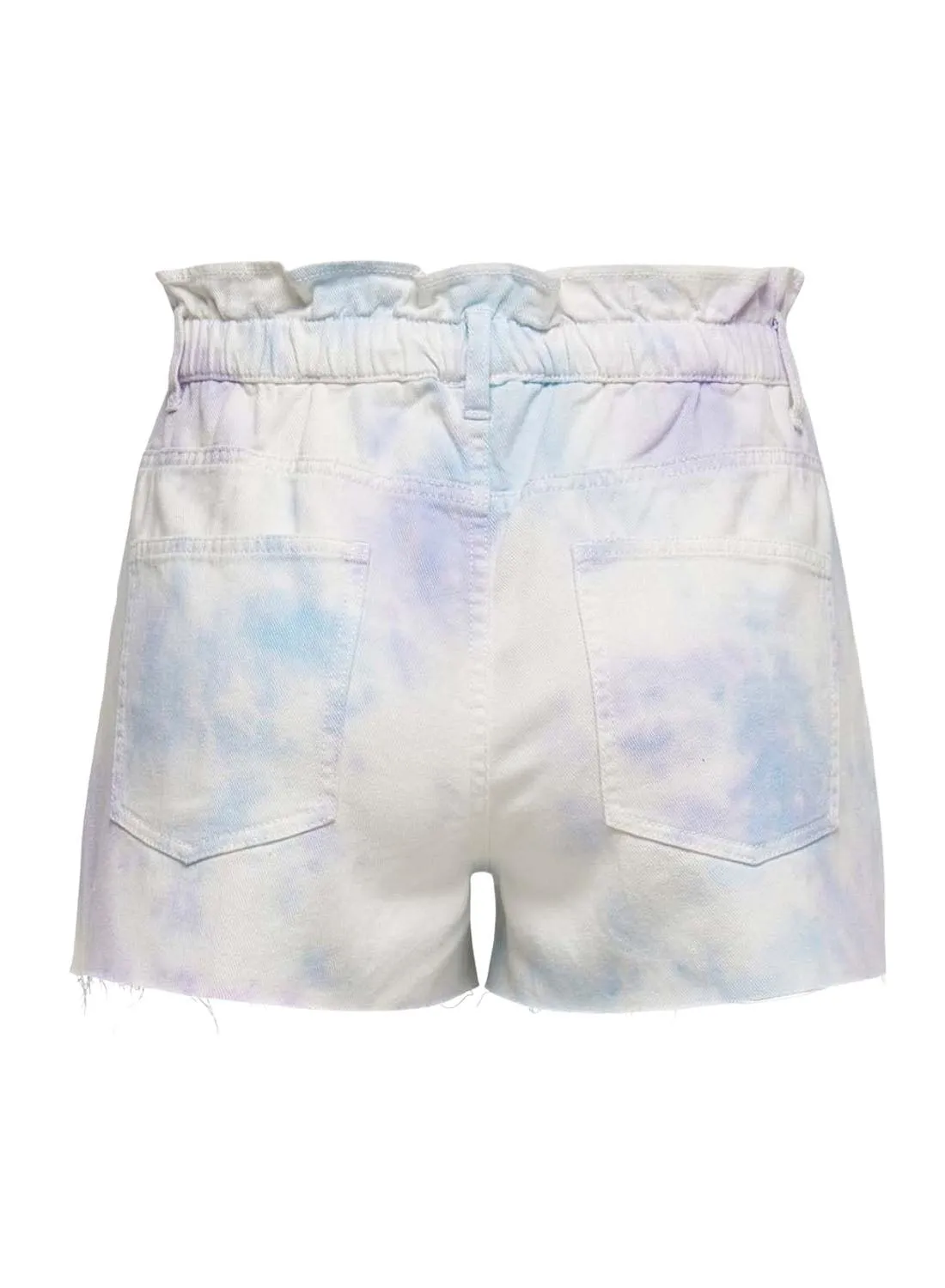 Short Jeans Only Cuba Tie Dye Multi pour Femme