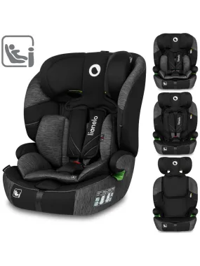 Siège auto évolutif LIONELO Levi One i-Size - 76-150 cm - Groupe 1/2/3 - Noir Gris