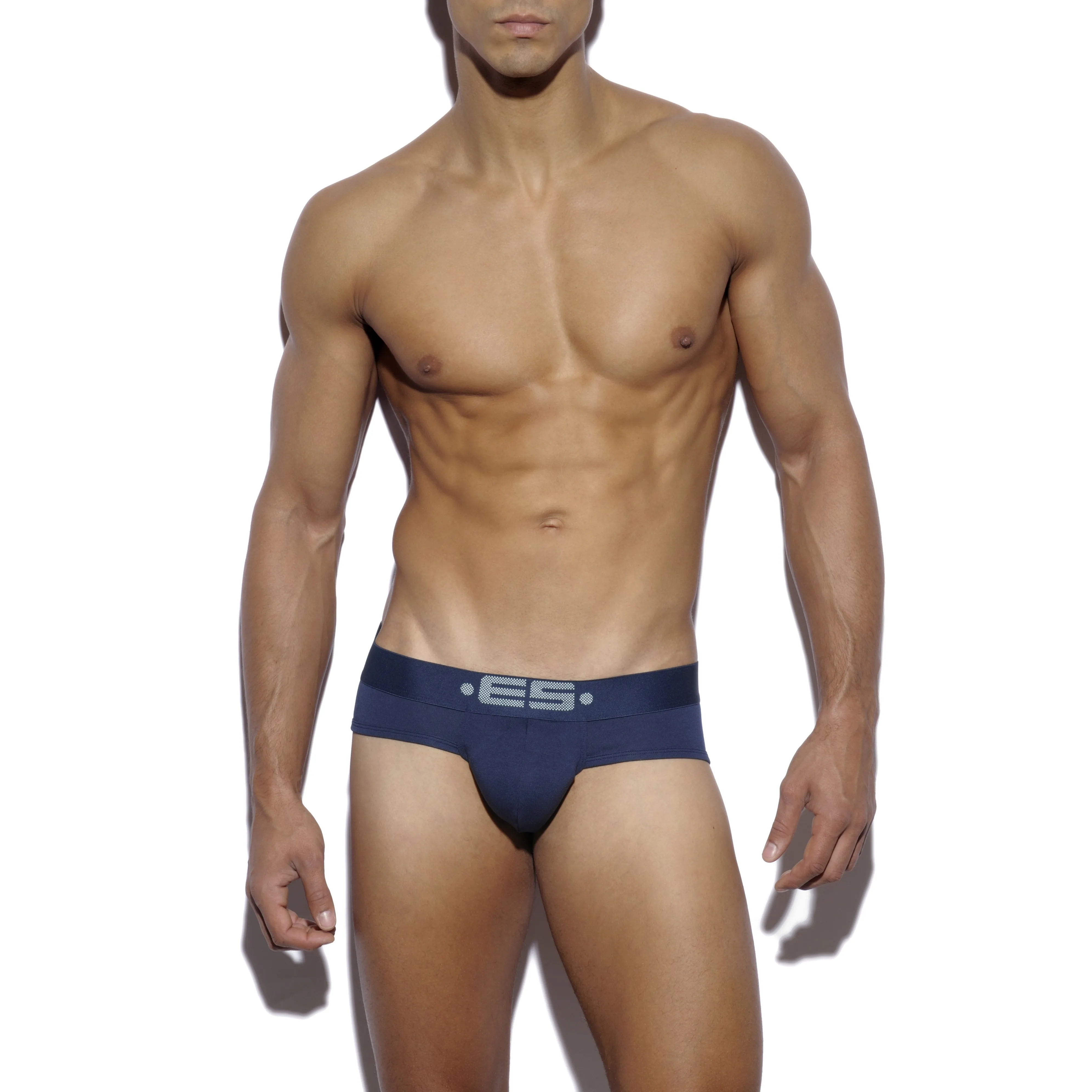 Slip Basic Modal Push Up marine - ES collection : vente slips et ba...