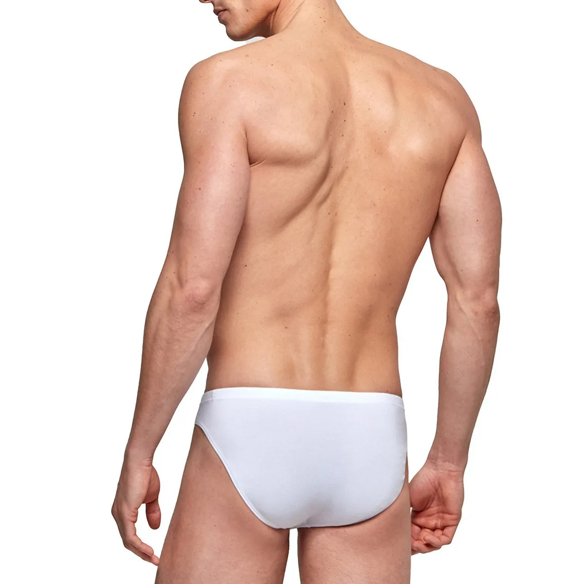 Slip en coton stretch fine ceinture Essentials blanc Impetus