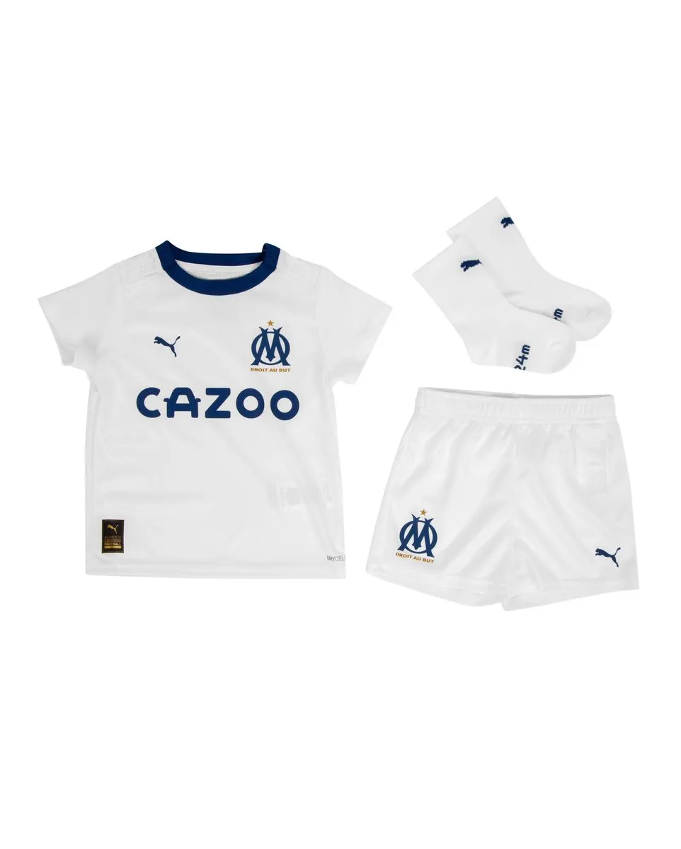 Survêtement bébé de foot Enfant OM HOME BABYKIT Blanc