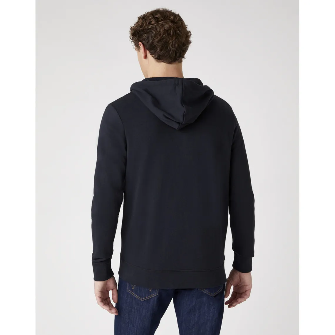 Sweat Zip Thru Hoodie Homme en Coton Noir | Vêtement de sport 3 SUISSES