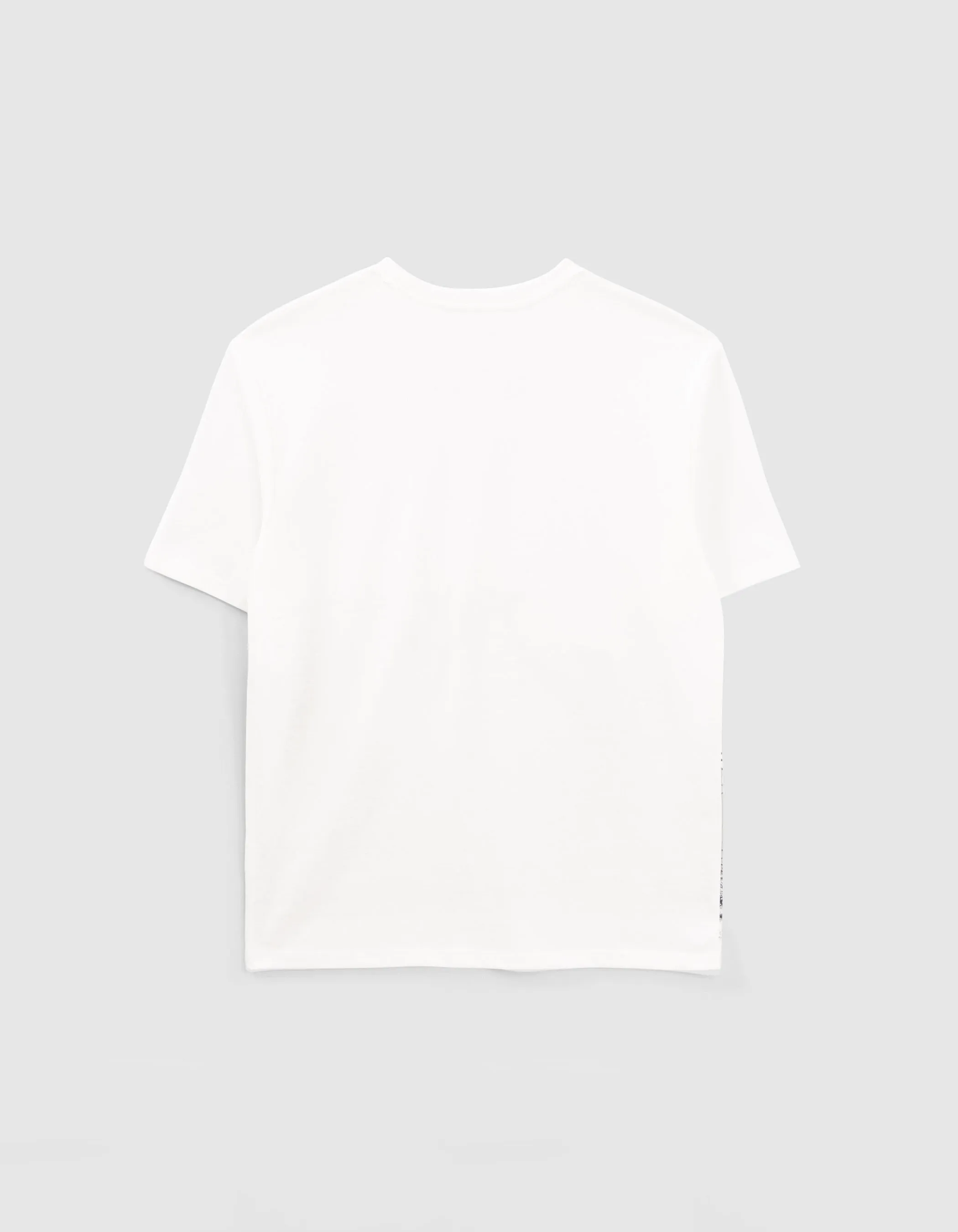 T-shirt blanc visuel graffeur garçon