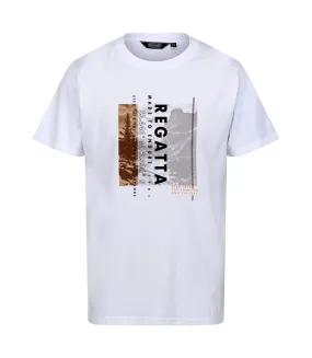 T-shirt cline homme blanc Regatta