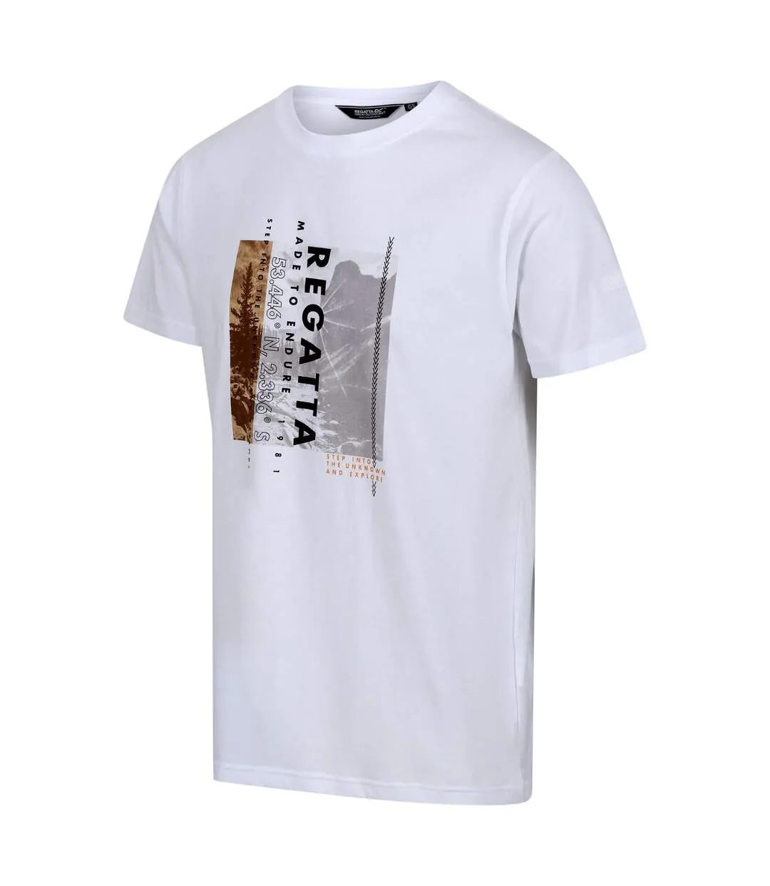 T-shirt cline homme blanc Regatta