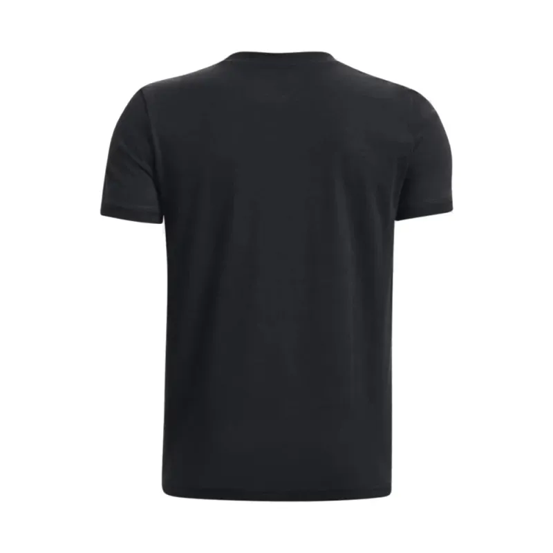 T-SHIRT ENFANT UNDER ARMOUR NOIR CURRY LOGO