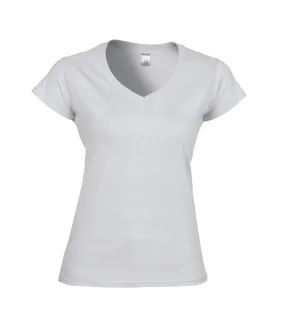 T-shirt femme blanc Gildan