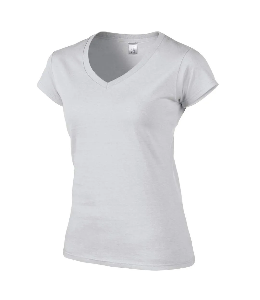 T-shirt femme blanc Gildan