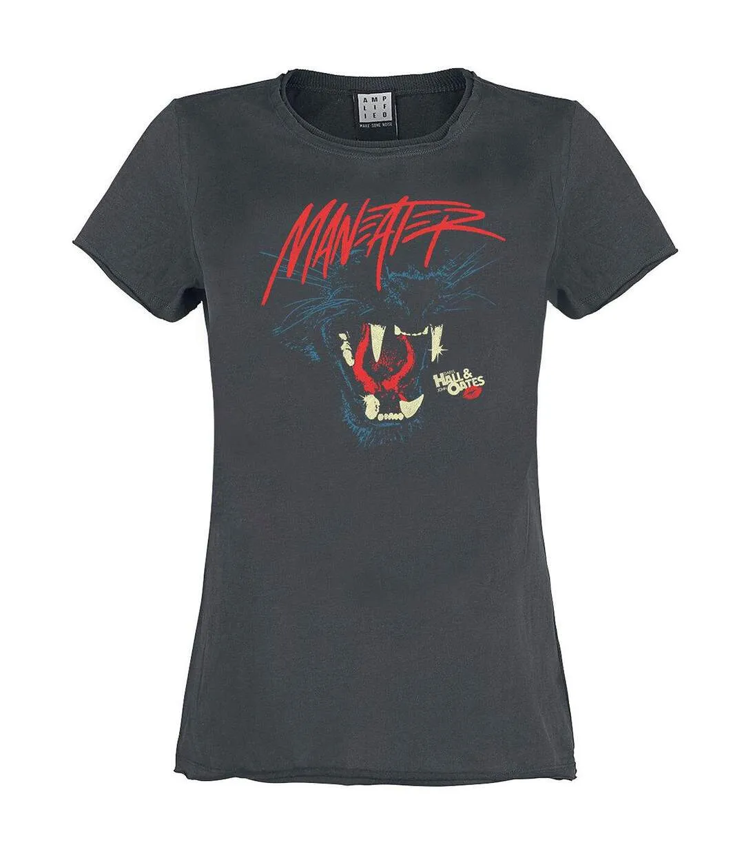 T-shirt maneater femme charbon Amplified