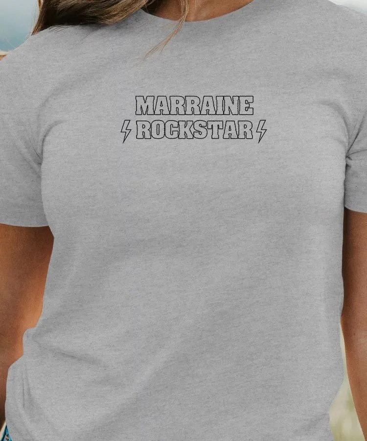 T-Shirt Marraine ROCKSTAR Pour femme