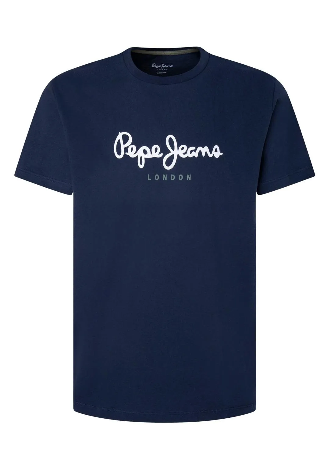 T-Shirt Pepe Jeans Eggo Bleu Marine pour Homme