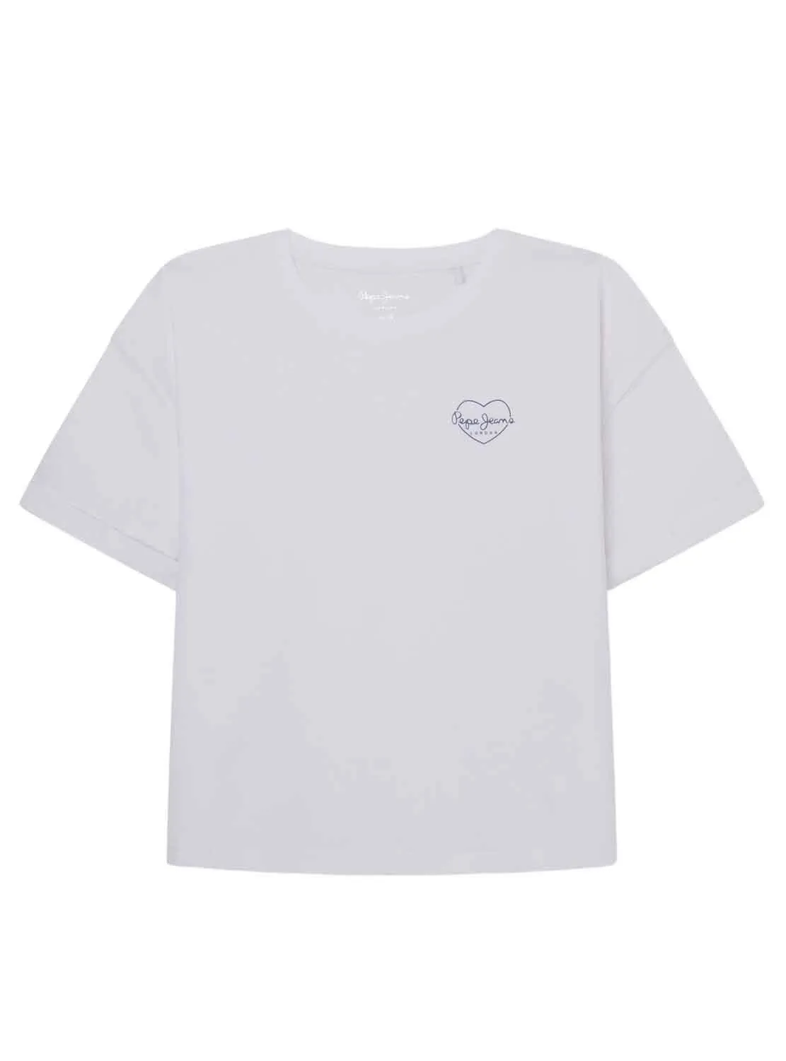 T-Shirt Pepe Jeans Nicky Blanc pour Fille