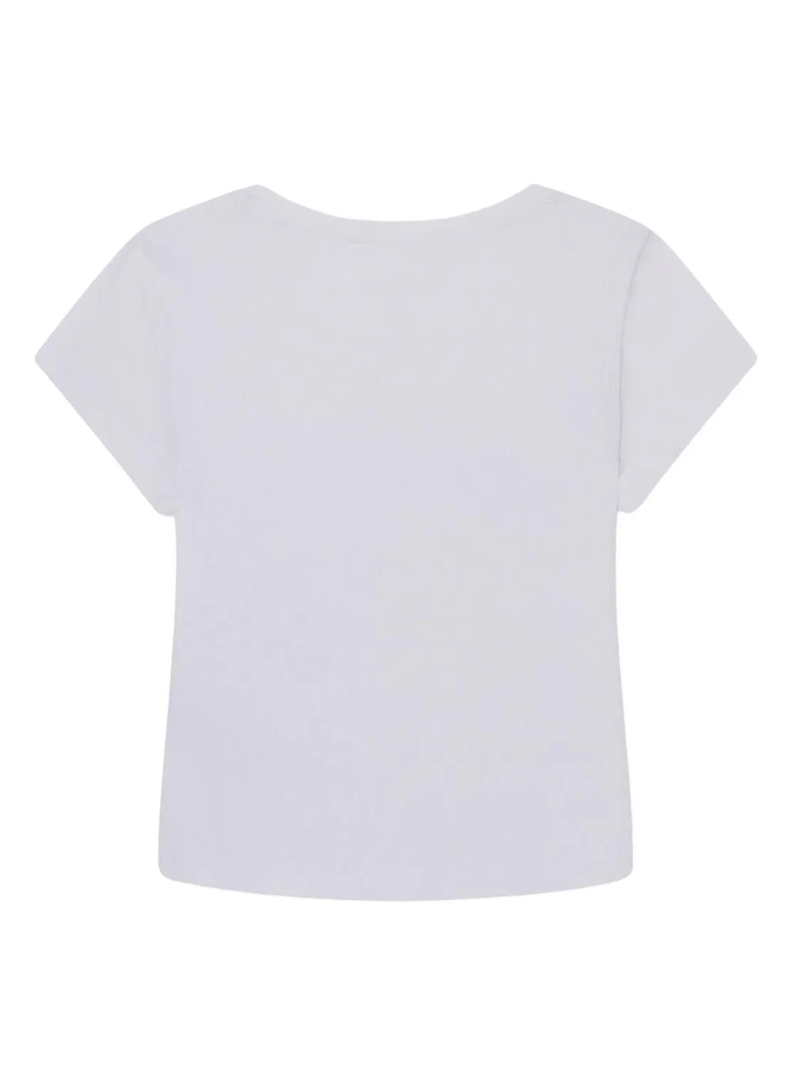 T-shirt Pepe Jeans Nicolle Blanc pour Fille