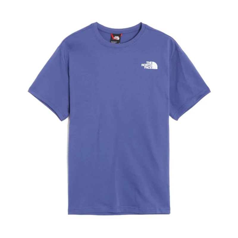 T-SHIRT THE NORTH FACE RED BOX BLEU