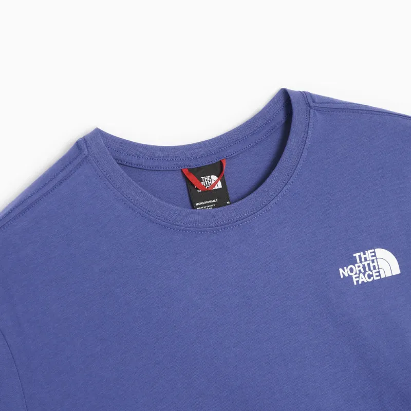 T-SHIRT THE NORTH FACE RED BOX BLEU