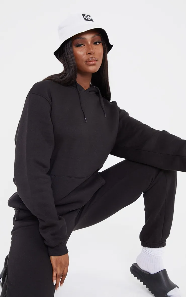 Tall Hoodie oversize noir classique