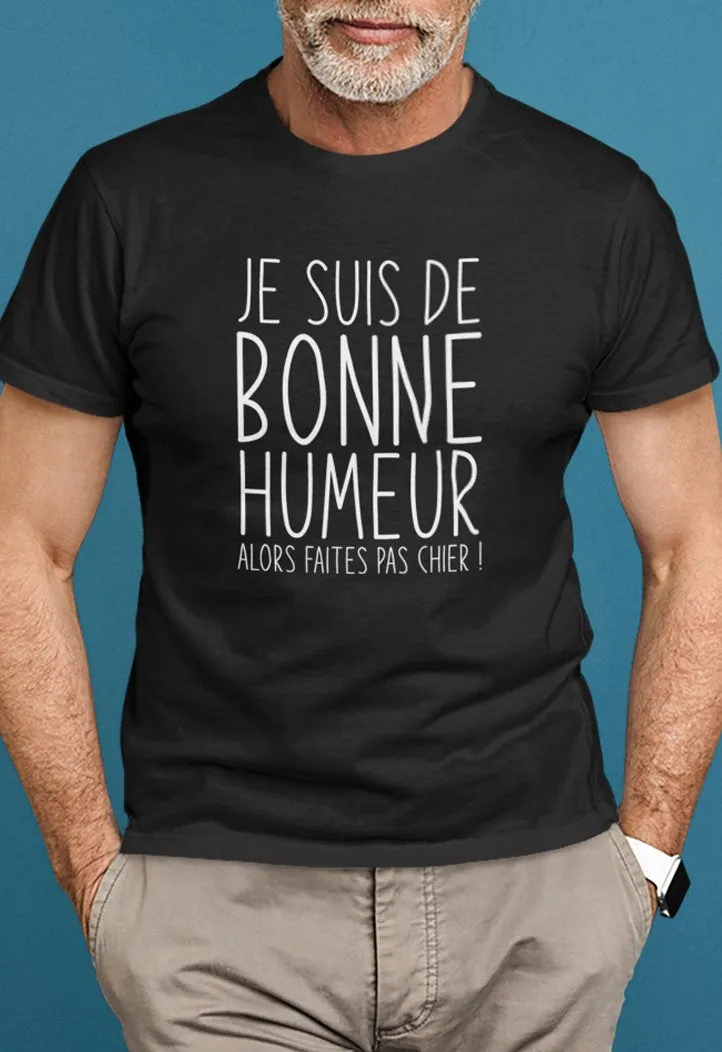 Tee-shirt-Je suis de bonne humeur