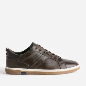 Tennis marron en cuir - Baskets / Tennis Homme | ERAM