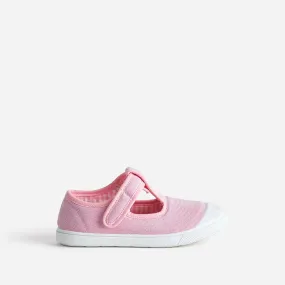 Tennis salomé BUGGY rose en toile - Baskets Enfant | ERAM