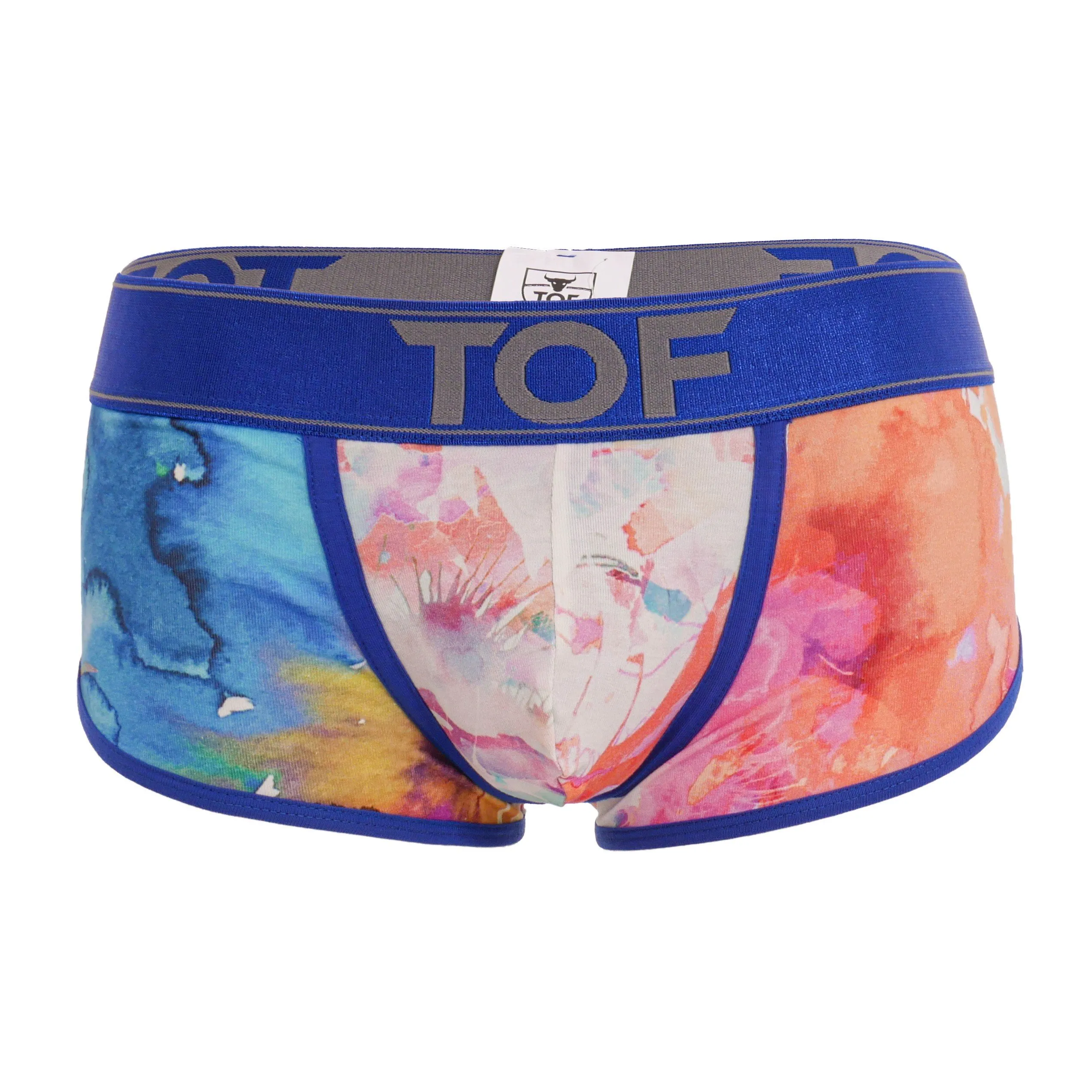 Trunk PUSH UP Tie Dye - bleu - TOF Paris : vente shorty boxers homm...