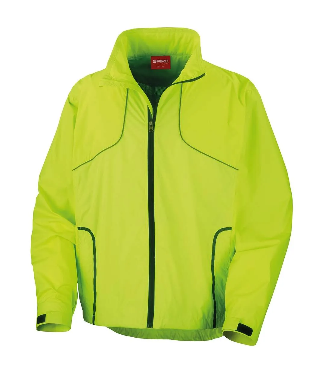 Veste de survêtement crosslite adulte vert clair néon Spiro