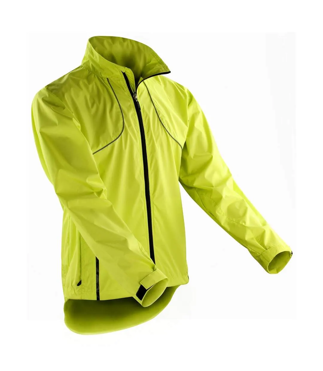 Veste de survêtement crosslite adulte vert clair néon Spiro