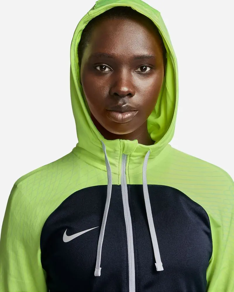 Veste de survêtement Nike Strike 23 Jaune Fluo pour femme