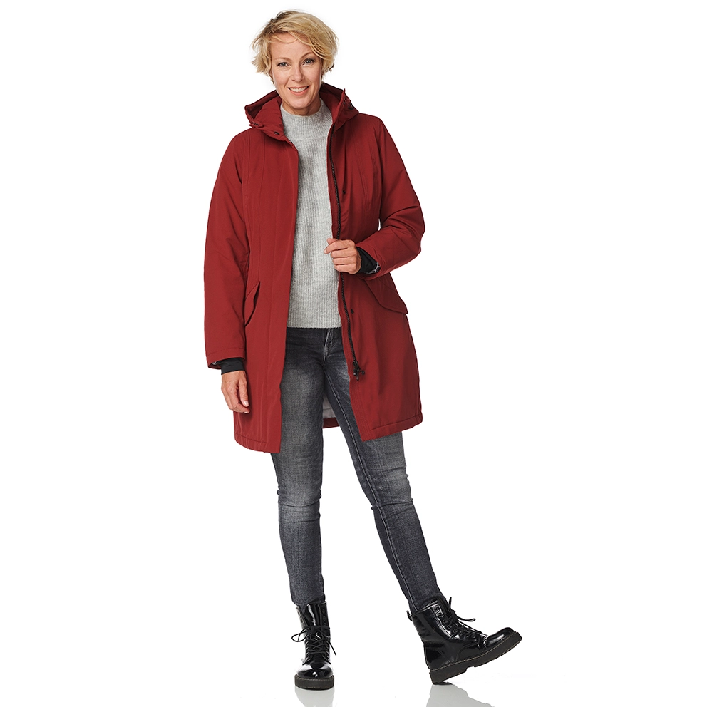 Veste Happy Rainy Days Orlando Padded Coat Dark Red